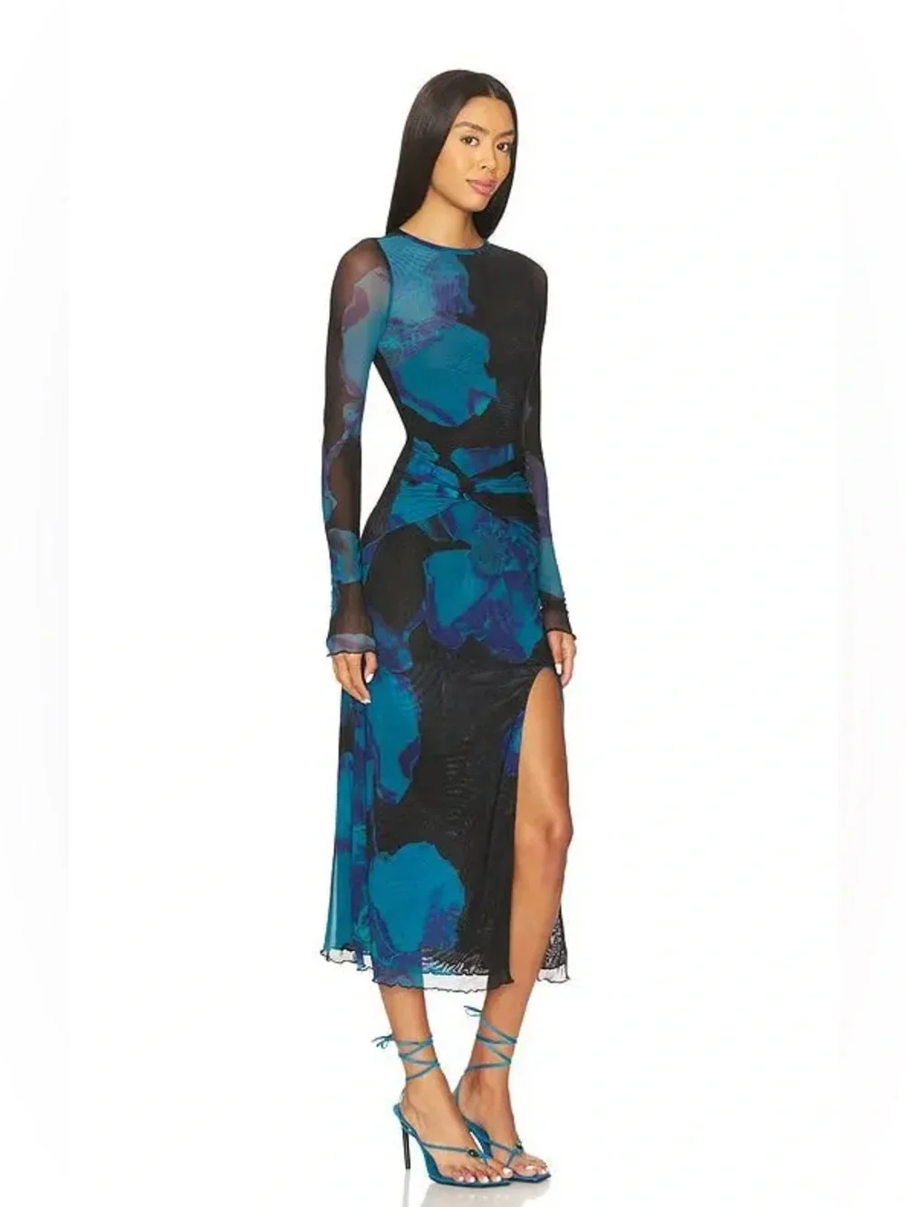 Free People Gianni Maxi Dress in Night Combo L